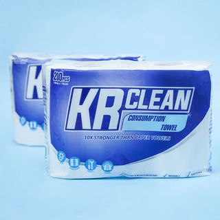 Khăn Vải Đa Năng KRCLEAN Cho Mẹ & Bé 200 tờ/cuộn, khổ 15x15 - Vải Alex siêu mềm mịn, tốt cho