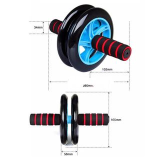 SP087- Dụng cụ tập gym thể dục thể thao con lăn tập bụng 2 bánh, máy tập cơ bụng con lăn tập gym ab tại nhà