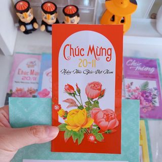 THIỆP 20/11 SIZE 8.5X15CM