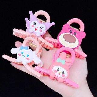 Set 4 Kẹp Tóc Hình Gấu Mèo Cute (Thùng 400 Set)