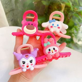 Set 4 Kẹp Tóc Hình Gấu Mèo Cute (Thùng 400 Set)