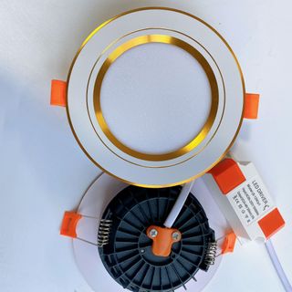 Đèn âm trần 9w 3 màu phi 90 CREALED nguồn tenta bảo hành 2 năm