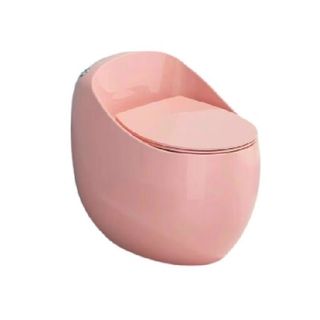 Bồn cầu trứng 1 khối nhiều màu sắc, xả xoáy mạnh, thiết kế sang trọng, mã T20