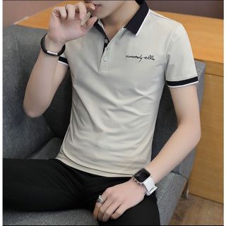 ÁO ĐẬU POLO NAM BỌC ĐẦU TRẮNG THÊU LOGO