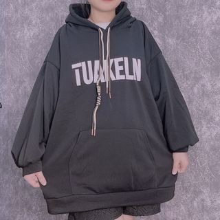 ÁO HOODIE FORM RỘNG MŨ 2 LỚP CHẤT NỈ COTTON TUAKELN