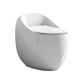 Bồn cầu trứng 1 khối nhiều màu sắc, xả xoáy mạnh, thiết kế sang trọng, mã T20