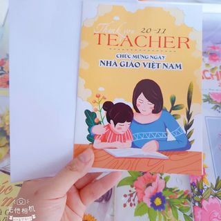 THIỆP 20/11 SIZE 13X18CM