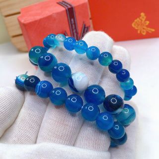 Vòng Tay Phong Thủy Đá Mã Não Dủ Màu Size 4li 6li 8li 10li 12li