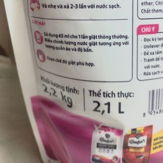 Comfort nước giặt túi 2.2kg