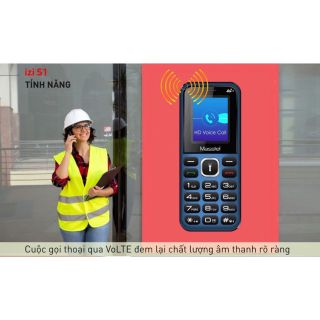 Điện thoại Masstel Izi S1 4G. Hàng chính hãng, full hộp