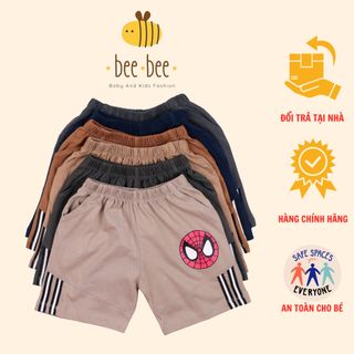 B008- Quần short ngắn cho bé trai Beebee, cho bé có số kí từ 11-29kg, chất liệu thun cotton 2 chiều, phong cách và êm mịn giá sỉ