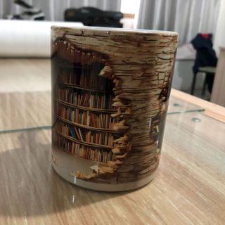Ly Gốm Giá Sách 3D, Quà Tặng Thiết Kế Đầy Sáng Tạo, Độc Đáo ( Hàng Giá Tận Xưởng )