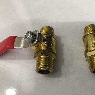 Khoá 2 Đầu Dương máy nén khí - đầu xịt Hàng Chuẩn Taiwan- Sỉ toàn quốc
