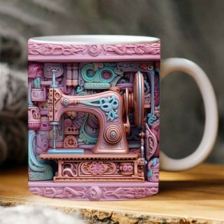 Quà Tặng Noel Ly 3D Hoa Văn Máy May Sống Động, Độc Đáo, Tinh Tế Mang Phong Cách Hoàng Tộc ( Hàng, Giá Tận Xưởng )