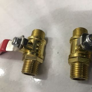 Khoá 2 Đầu Dương máy nén khí - đầu xịt Hàng Chuẩn Taiwan- Sỉ toàn quốc