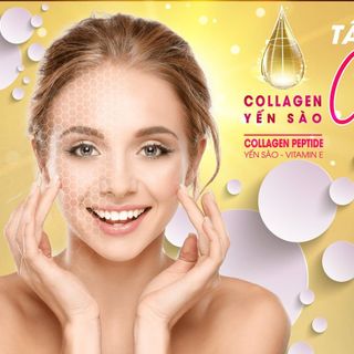 Collagen yến sào Nosa bổ sung collagen chống lão hóa da, giảm nguy cơ lão hóa da, giúp da sáng mịn