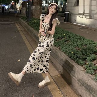 ĐẦM XÒE HOA CÁNH TIÊN NHÚN THUN-HUYỀN XMĐT