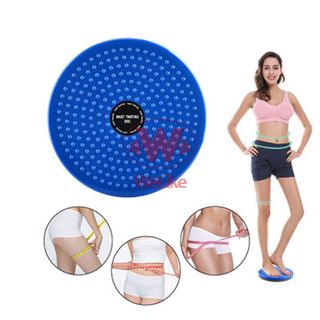 Bàn xoay eo - Đĩa xoay eo tập thể dục tập bụng xoay 360 độ eo thon giảm cân tại nhà có hạt massage bàn chân - SP016