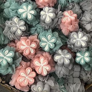 Bông tắm tròn 6 cánh hoa