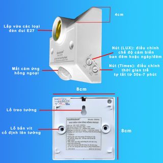 ĐUI ĐÈN CẢM ỨNG HỒNG NGOẠI SS682