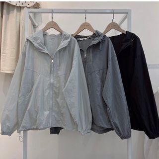 Khoác dù nhăn , dù trượt nước unisex