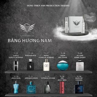 Tinh Dầu Nước Hoa Pháp TL PERFUME OIL