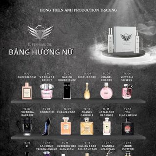 Tinh Dầu Nước Hoa Pháp TL PERFUME OIL