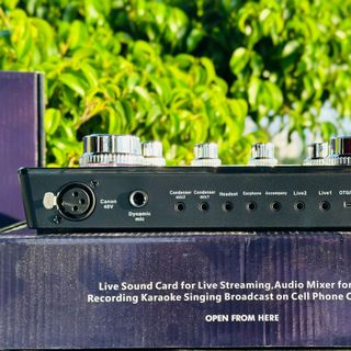 Sound Card MTMAX X7PRO - Thu Âm Livestream Tại Nhà Dễ Dàng, Bluetooth 5.0, Có Nguồn Micro 48V, 12 Hiệu Ứng Âm Thanh, Thay Đổi Giọng Nói, Điều Chỉnh Bass Mid Treble