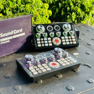 Sound Card MTMAX X7PRO - Thu Âm Livestream Tại Nhà Dễ Dàng, Bluetooth 5.0, Có Nguồn Micro 48V, 12 Hiệu Ứng Âm Thanh, Thay Đổi Giọng Nói, Điều Chỉnh Bass Mid Treble