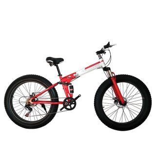 Xe Đạp Leo Núi, Xe đạp Trượt tuyết địa Hình Gấp Gọn Lốp Vỏ Dày 26inch Siệu Tiện Lợi, vận tốc 20-26 Phuộc nhúng Đàn hồi ( Hàng Giá Tận Xưởng )