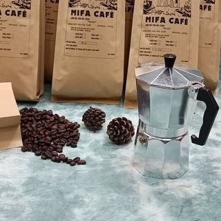 Cafe rang xay nguyên chất