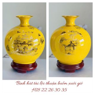 Bình hút lộc Thuận buồm xuôi gió Gốm sứ Duy Anh Bát Tràng