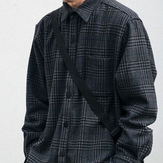 Áo Flannel kẻ sọc caro nỉ, cotton phong cách Hàn Quốc