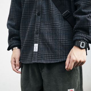 Áo Flannel kẻ sọc caro nỉ, cotton phong cách Hàn Quốc