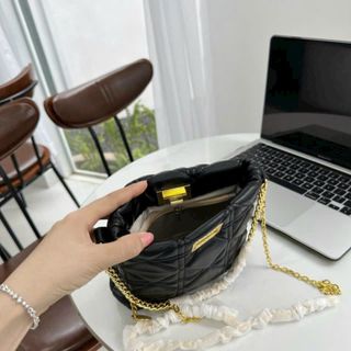 Túi xách nữ túi kẹp nách thời trang nữ phối dây xích to hót