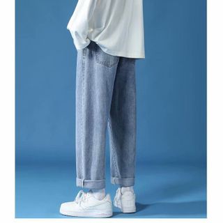 Quần Jean Baggy dài nam/nữ/unisex, chất vải dày dặn, form ống rộng, suông co dãn tốt