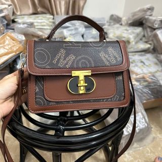 Túi xách nữ đeo chéo đẹp khoá xoay đi chơi phong cách thời trang hàn quốc giá rẻ dễ thương cute