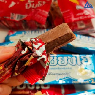 Bánh Xốp phủ kem Sanghai Jumbo ăn vặt vị socola và sữa 307,2g An Gia Sweets & Snacks