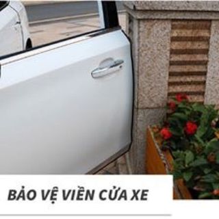 5 mét Gioăng cao su chữ u lõi thép - nẹp viền cửa xe ô tô chống va đập tuyệt đối