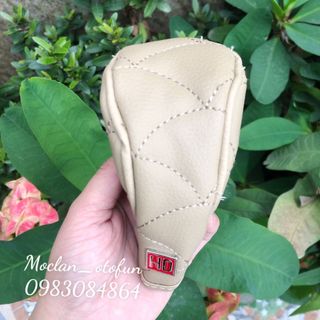 (3 màu) Bọc Cần Số da cho xe Ô tô loại tay nắm cần số tròn HÀNG CHÍNH HÃNG HD da bảo hành không bong tróc 1 năm
