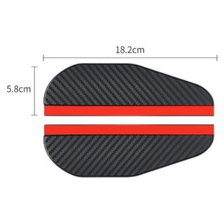 Bộ 2 miếng dán vè che mưa gương chiếu hậu Logo hãng xe- vè che mưa chống nước hiệu quả