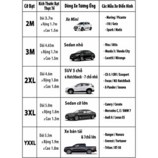 Xả kho bạt phủ xe cao cấp 3xl - bạt phủ xe toyota camry vios altis cerato kia