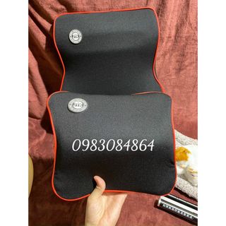 Cả bộ tựa đầu tựa lưng siêu đàn hồi cao cấp - hàng cao su non nguyên khối không mùi