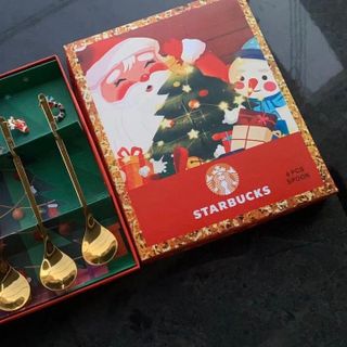 Set 4 Muỗng Inox Mẫu Noel (Thùng 180)