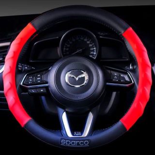 Bọc vô lăng sparco carbon - size 38 phù hợp mọi dòng xe - bọc vô lăng spaco carbon dáng thể thao