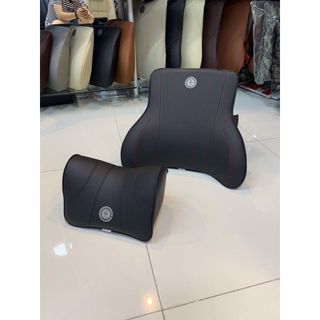 [HÀNG CAO CẤP] Bộ gối tựa đầu ô tô và gối tựa lưng ô tô cao su non đúc nguyên khối,bọc da cao cấp cho xe ô tô