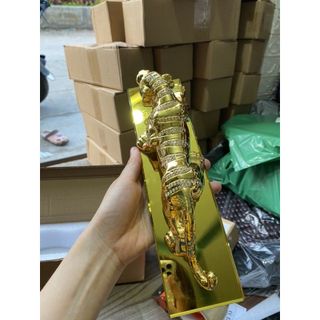 Tượng Hổ vằn đính đá phong thủy trang trí Taplo Xe hơi, Ô tô - chúa sơn lâm