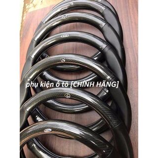 Bọc vô lăng Cacbon có Logo xe hơi, chống trơn trượt - Logo Hyundai