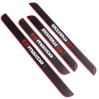 (full xe) Bộ 5 miếng cao su bậc cửa và nẹp cốp chống xước bậc cửa ô tô hãng Sports - Toyota - Hyundai - KiA - Honda
