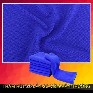 (Rẻ vô địch) Khăn lau đa năng microfiber - khăn lau ô tô , khăn lau tóc không rụng bông siêu sạch siêu thấm size 35x75cm